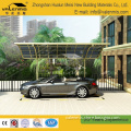 European style aluminium single carport/garages/ canopies/car shelters